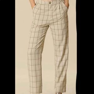 Allegra K Woman’s Plaid Pants